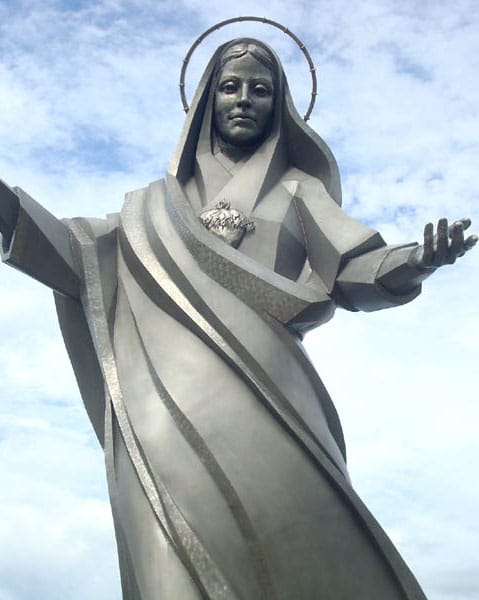 Giant Mary statue
