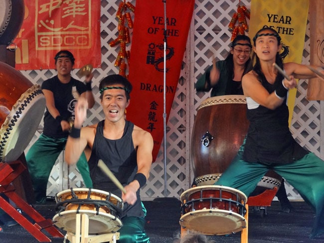 chinese ny drummers - san diego annual food and cultural fair