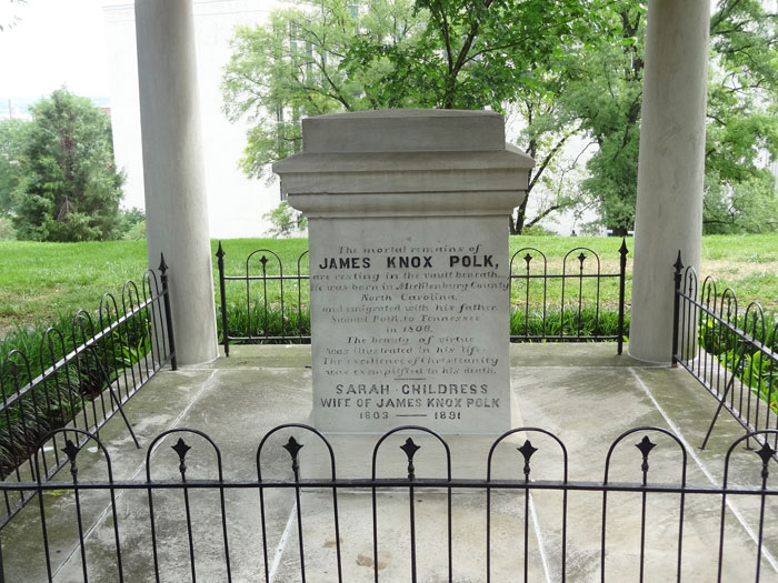 president polk grave