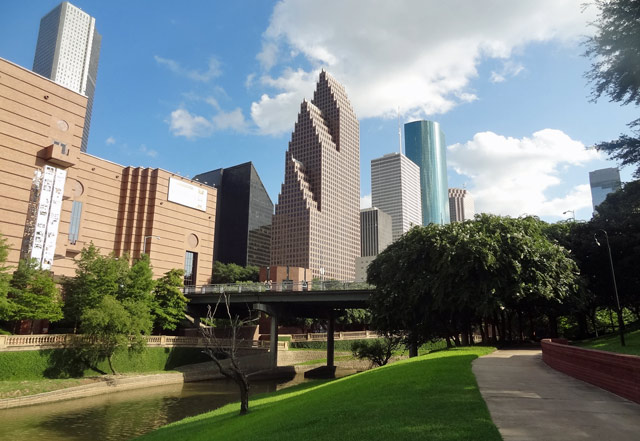 downtown skyline Houston gators