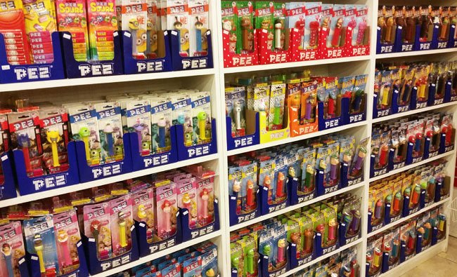 wall of pez