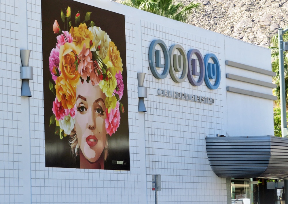 what to do in palm springs - marilyn monroe mural